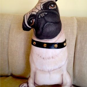 Decorative Pug Pillow Brand New!